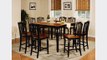 9 PC Counter Height Dining Room Set Table 8 Wood Seat Stools
