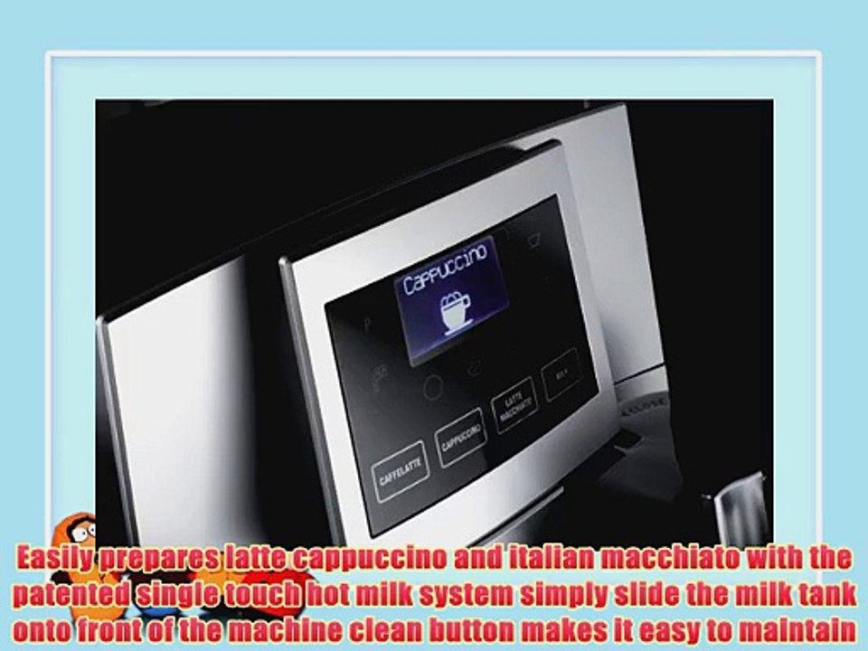 DeLonghi Digital Automatic Cappuccino Latte Macchiato and Espresso Machine