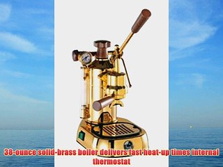 La Pavoni PPG16 Professional 16Cup Espresso Machine Brass