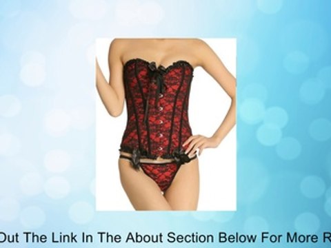 Green Trade Women's Waist Cincher Corset with Brocade Review