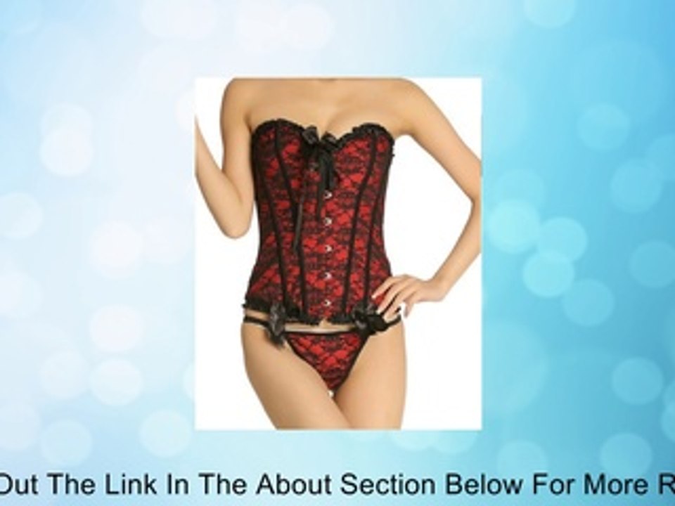 Green Trade Women's Waist Cincher Corset with Brocade Review