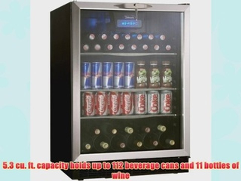 Danby DBC514BLS 53 Cu Ft Silhouette Beverage Center BlackStainless