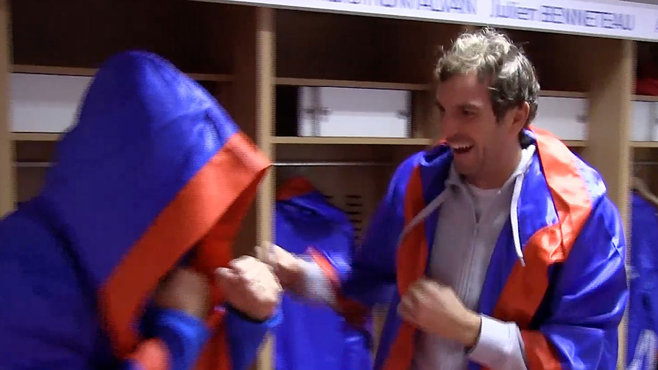 Coupe Davis 2014 : dans les vestiaires avec les Bleus