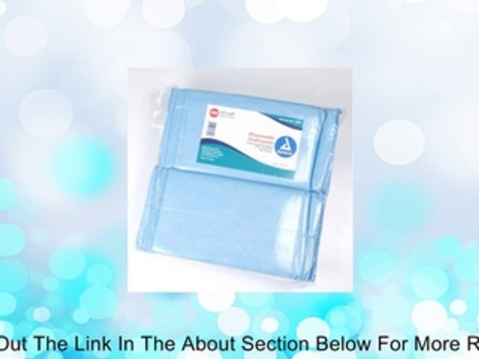 Disposable Absorbing Underpads, 17'' x 24'' in. (300 per cs.) Review