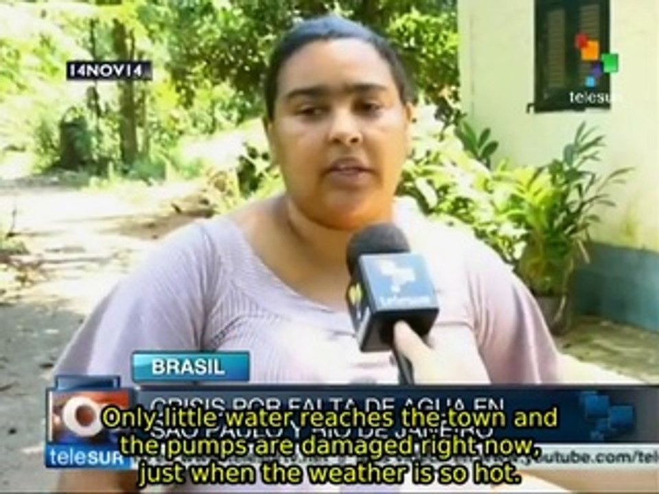 Brazil: Water shortage hits Sao Paulo and Rio d...