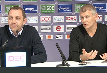 SMCaen : Conférence de Presse de Xavier Gravelaine et Patrice Garande