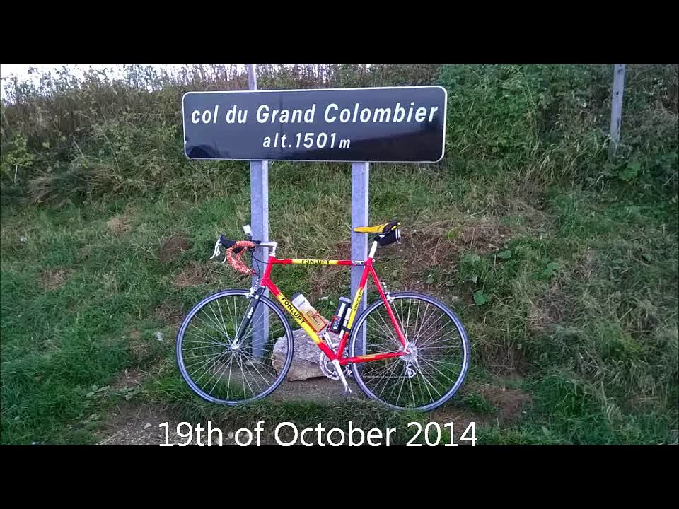 Col du Grand Colombier depuis Culoz le 19 octobre 2014