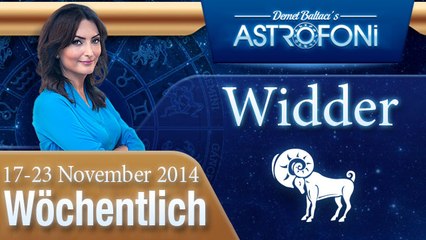Widder, Wöchentliches Horoskop,  17-23 November 2014
