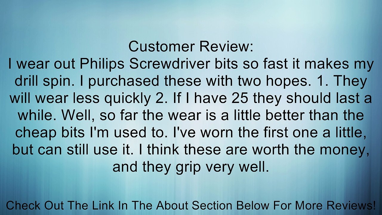 DEWALT DW2022IR5-5PK No.2 Phillips Impact Ready 2-Inch Bit 25-Pack Review