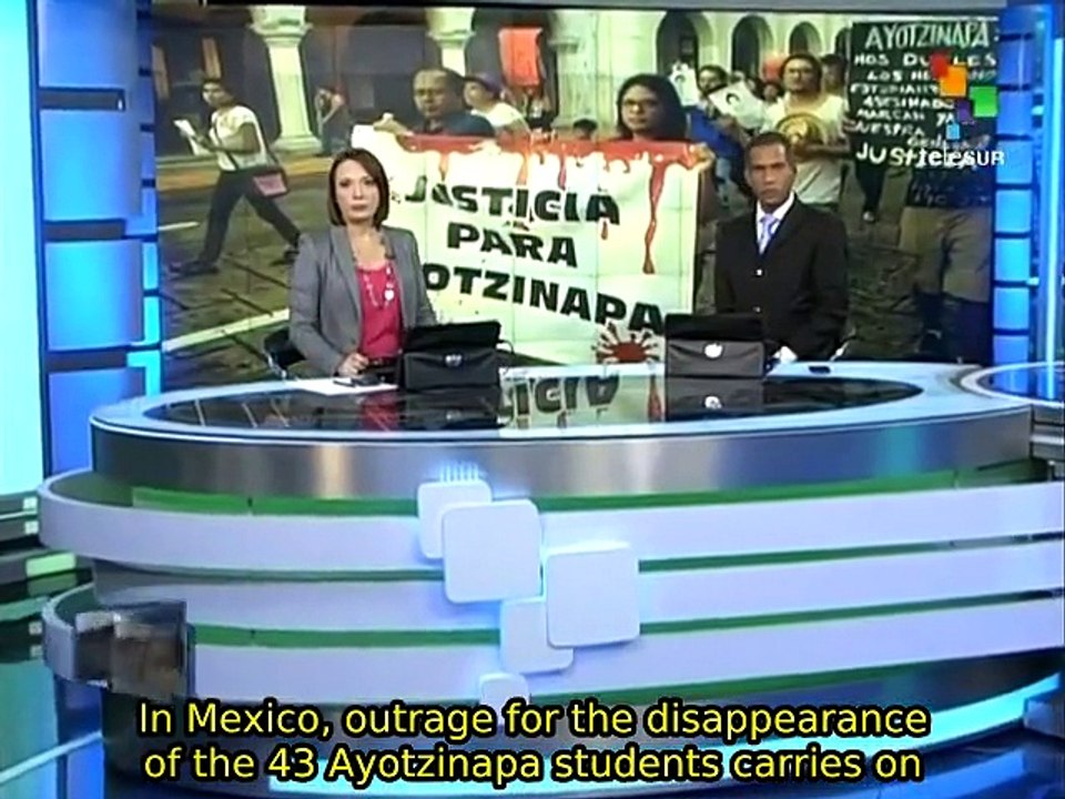 Demonstrations over missing students case continue throughout Mexico