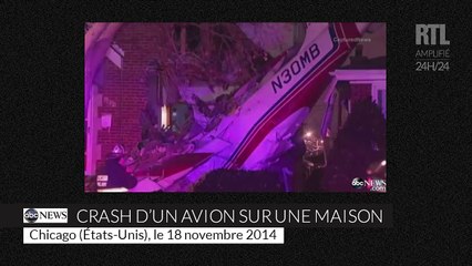 Crash d'un avion sur une maison à Chicago