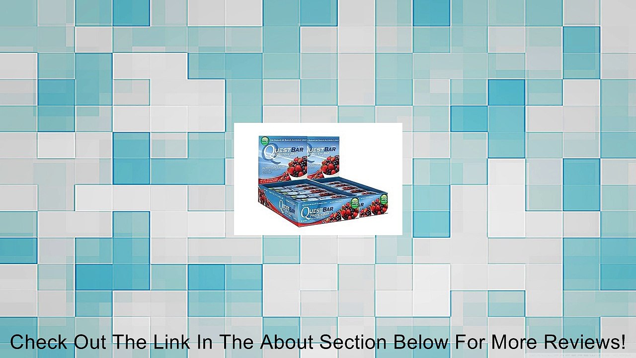 Quest Bar Mixed Berry Bliss - Box of 12 (25.44 oz each, 2 Pack) Review