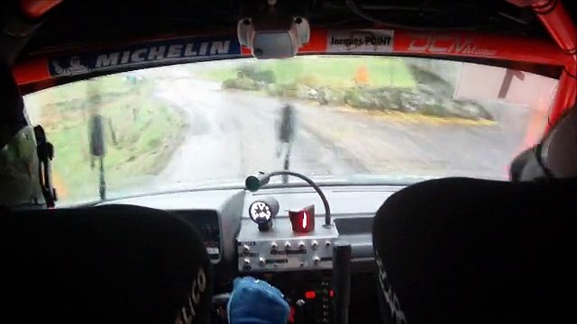 ES 5 maxipluie et petite envolée rallye du Cantal 2014 Charlaix Bérody 2ème temps scratch