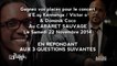 Concours - Cabaret Sauvage - E.sy Kennenga |  Victor o | Dominik Coco