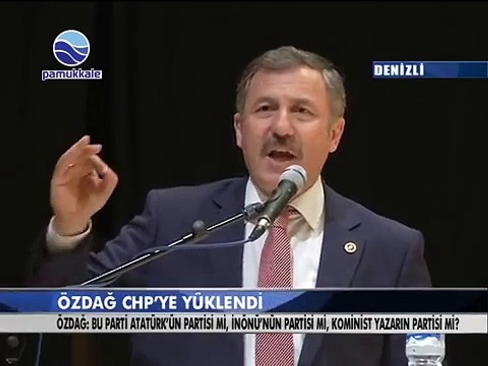 PAMUKKALE TV "MANİSA MİLLETVEKİLİ ÖZDAĞ CHP'YE YÜKLENDİ" (16 KASIM 2014)