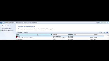 Tutorial For How To Uninstall The Evolve Big Alpha On The PC