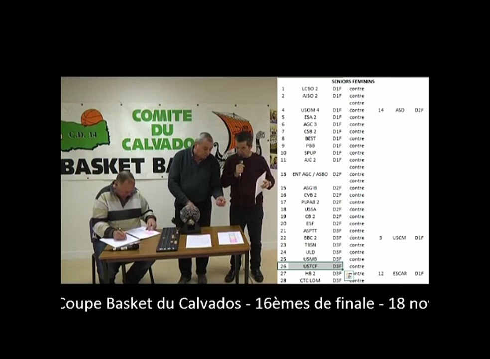 141118 - Coupe Calvados 16ème de finale Senior