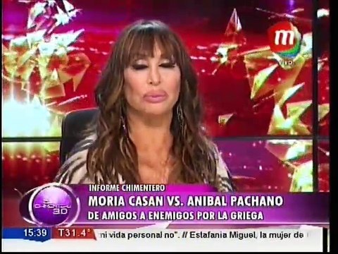 La guerra de Moria Casán y Anibal Pachano