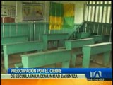 Cierran escuela en localidad de Pastaza