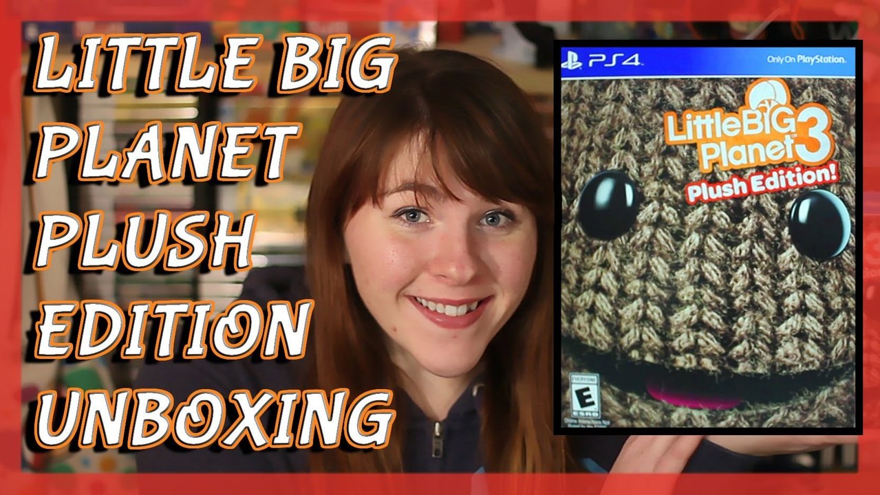 LITTLE BIG PLANET 3 PLUSH EDITION DAY ONE UNBOXING