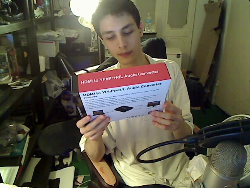 Zagall HDMI to YPbPr + R/L Audio Converter Unboxing / Zagall HDMI to YPbPr + R/L Audio Converter Opening  Blooper #1