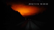 Incroyable flash lumineux dans le ciel en Russie