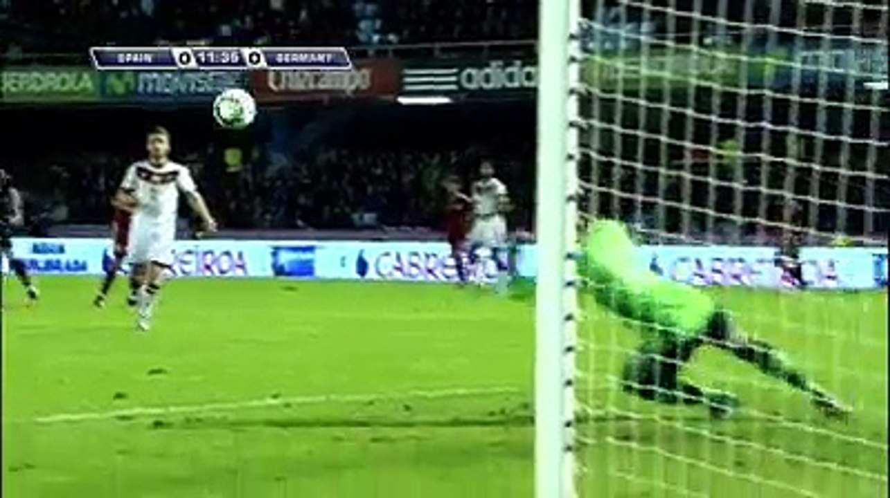 España vs. Alemania 0-1 Gol Partido Amistoso
