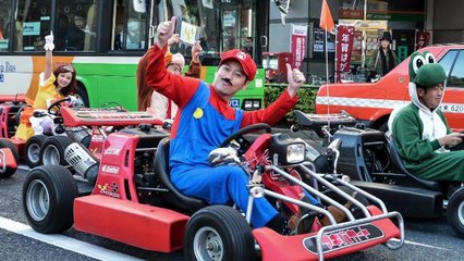 Mario Kart Takes Over Tokyo