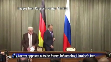Lavrov opposes outside forces influencing Ukraine's fate