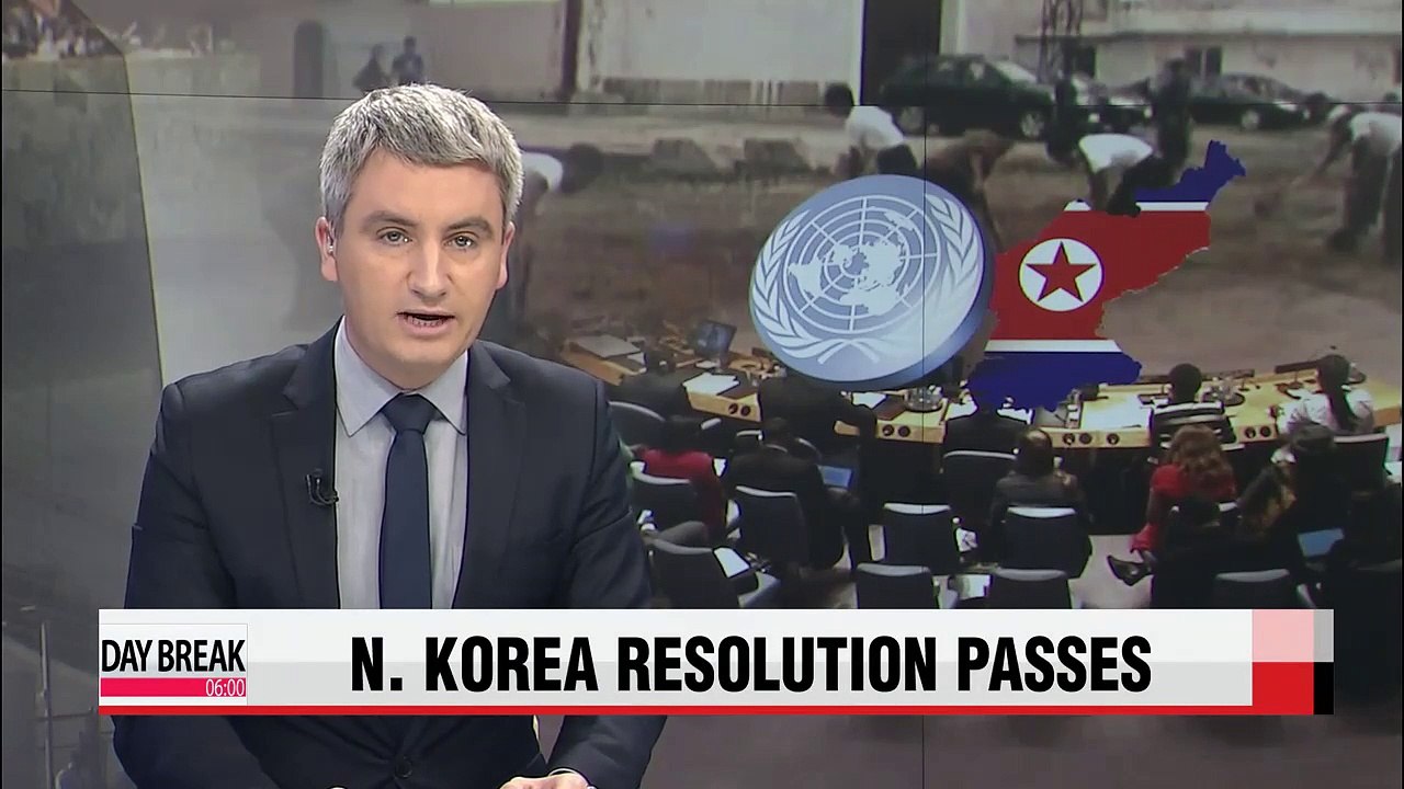 UN committee passes human rights resolution calling for N. Korea's referral to ICC