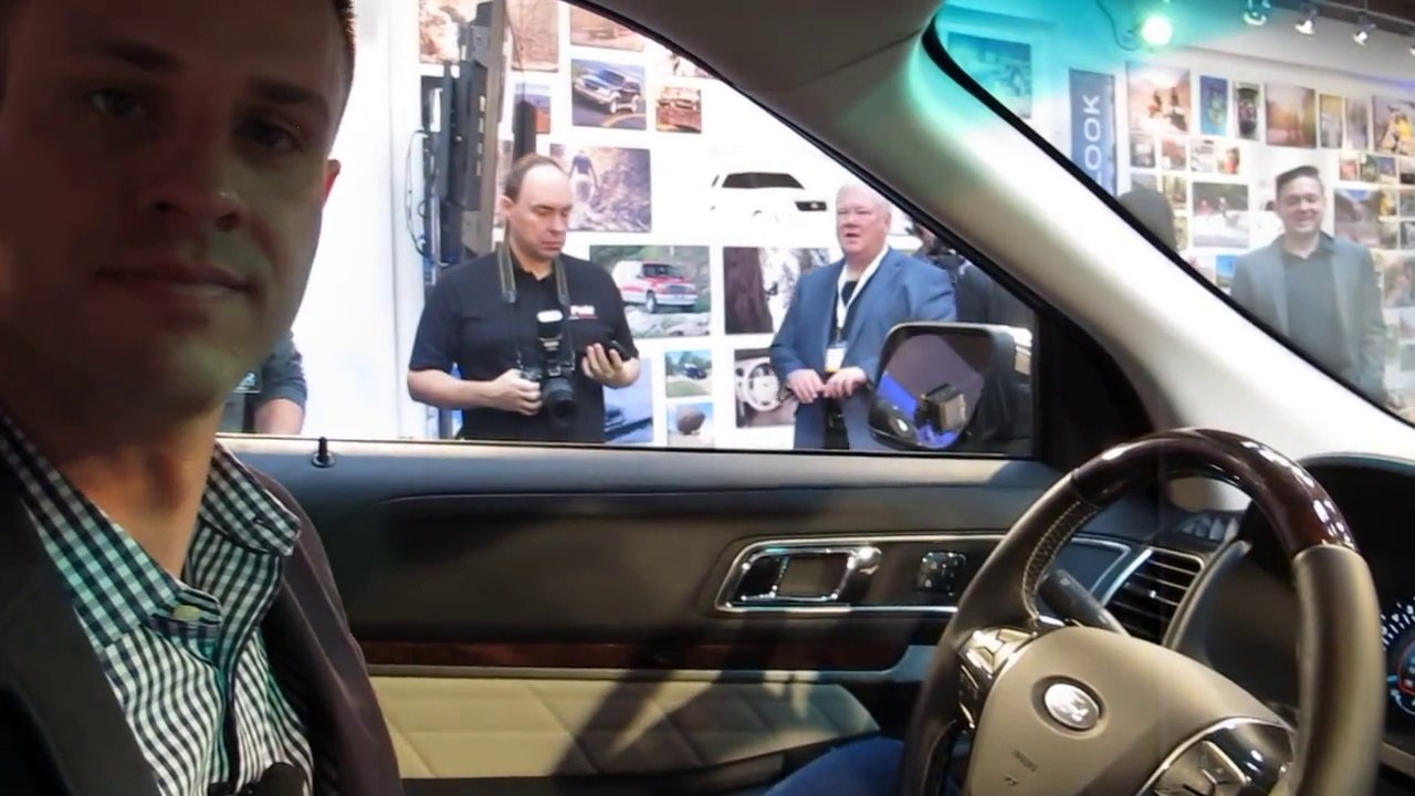 2016 Ford Explorer Platinum Edition -- Matt Zuehlk Explorer Brand Manager with Bob Giles NewCarNews.TV