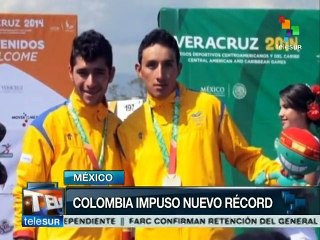 Colombia impone nuevo récord en ciclismo de pista en Veracruz, México