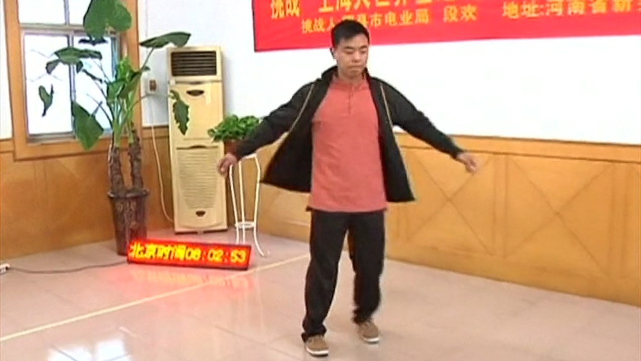 Man Spins Around, Is Commended For It