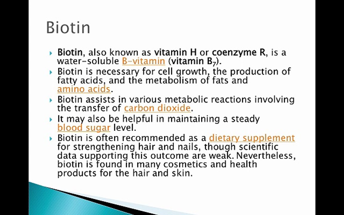 What is Biotin B7?