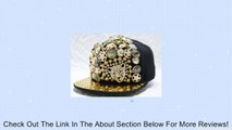 New Spike Studded Embellished Adjustable Cap Bright Brim with Jewelry (Black) Review