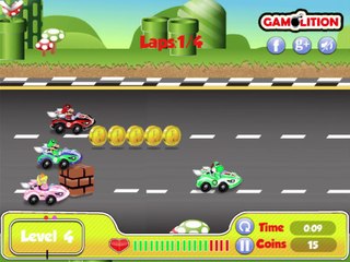 Super Mario Rush  Let's Play / PlayThrough / WalkThrough Part - Racing As Yoshi