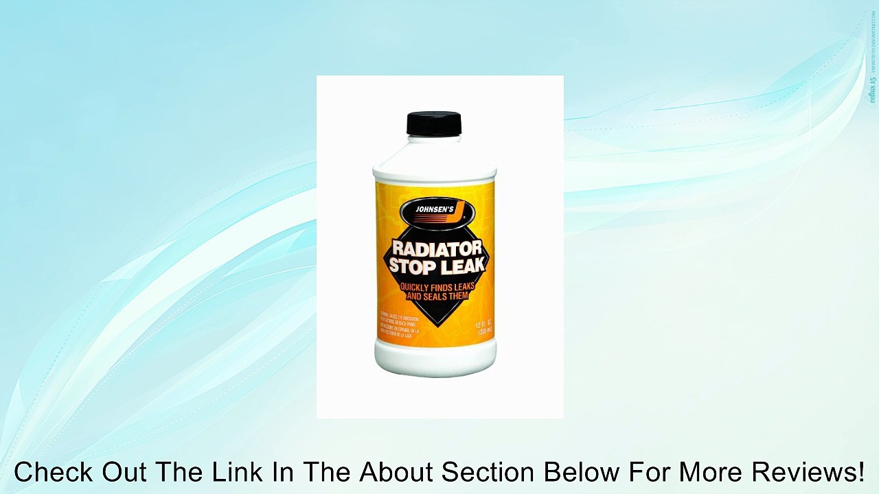 Johnsen's 4918 Radiator Stop Leak - 12 oz. Review