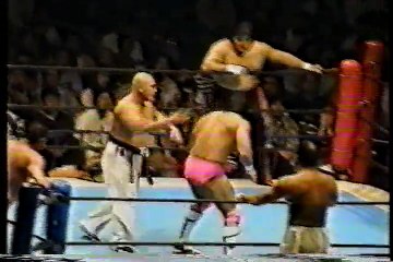 Chono,Hashimoto, Iizuka vs Kimura, Koshinaka, Saito 10-18-92
