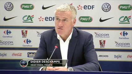 Bleus - Deschamps regrette les sifflets contre Digne