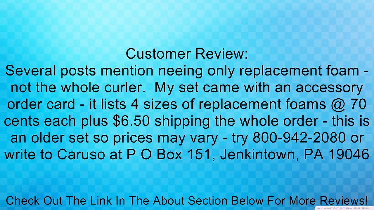 Caruso Professional Molecular Steam Rollers with Shields, 6-pack Review