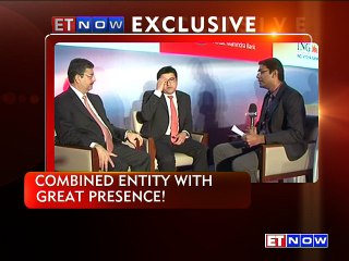 Скачать видео: EXCLUSIVE: Uday Kotak of Kotak Bank & Uday Sareen of ING Vysya Bank to ET NOW