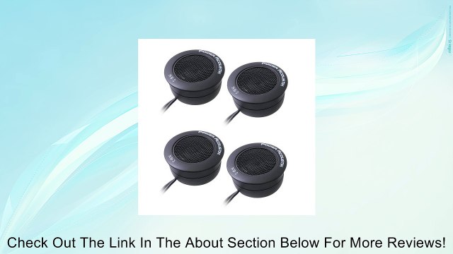 4) New Power Acoustik NB-2 400W 1 Car 3 Way Mount Audio Dome Super Tweeters Review
