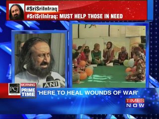 Spiritual leader Sri Sri in Iraq