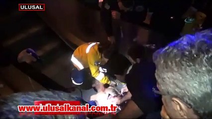 Yürüyen merdivene kolunu kaptırdı