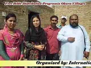 Outreach Bible Distribution in Okara Village area Pakistan form IGRMP Church.