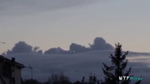 UFO.  fleet lands in Clouds, Nov 2014