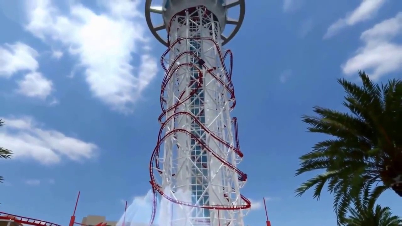 Worlds Tallest Roller Coaster ever  - This POV demo of the Skyplex in Orlando is terrifying