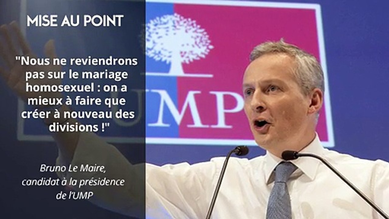 L'actu en 30 secondes : "Nous ne reviendrons pas sur le mariage homosexuel"