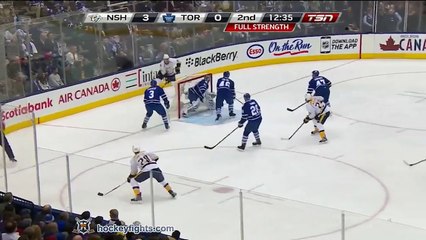 Grosse bagarre en plein match de Hockey : Paul Gaustad vs Dion Phaneuf Nov 18, 2014