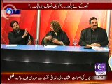 Intense Fight Between PTI's Fayyaz-ul-Hassan Chohan and PPP's Nargis Faiz Malik in a Live Show